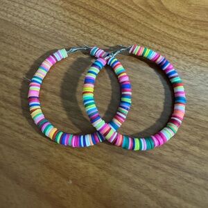 Colorful Hoop Earrings!
